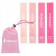  HIT Exercise bands 4 pieces SET promotion training bands for gyms pink