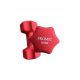  Dumbbell set 20KG 2x10Kg PROMIC Red cast iron in rubber