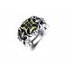  MEN'S SIGNET RING ADJUSTABLE SIZE 20 - 22 CROSS S .. 2364