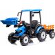  MEGA TRACTOR WITH TRAILER AND CHARGER 24V POWER 400W REMOTE CONTROL