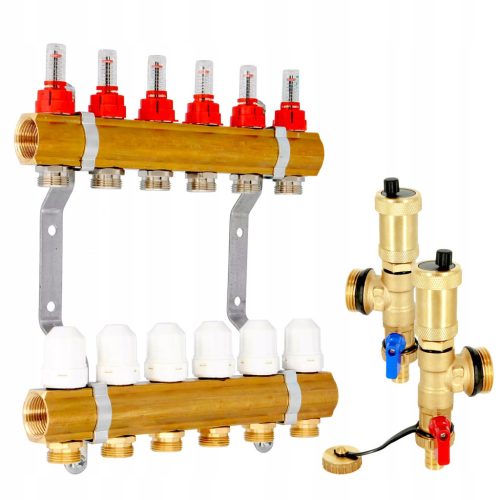 UNDERFLOOR HEATING SPLITTER 6 CIRCUIT auto blower