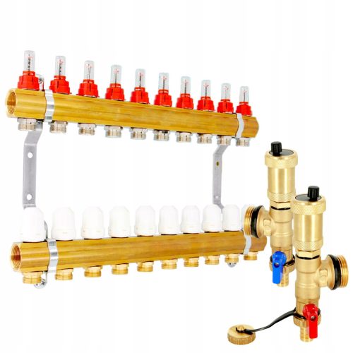  UNDERFLOOR HEATING SPLITTER 10 CIRCUIT auto blower