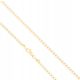  GOLD CHAIN SURGICAL STEEL 316L 55 CM