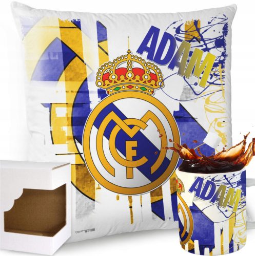  SET PILLOW MUG NAME REAL MADRID MBAPPE GIFT SANTA CLAUS CHRISTMAS