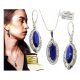  WOMEN'S 925 SILVER JEWELRY SET OPENWORK ROSES CAIRO NIGHT + FREE ENGRAVING