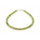  Bracelet natural JADE faceted beads 3mm