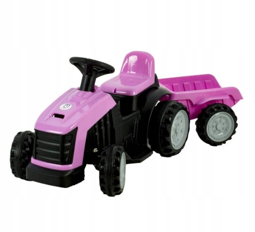  Battery operated tractor for children + trailer TRAK-SX-1-PINK