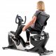  HopSport adjustable electromagnetic horizontal exercise bike