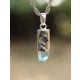  AQUA AURA ORGINAL SILVER PENDANT WITH INGWAZ RUNE.