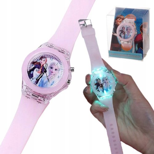  Girl's watch FROZEN led ELSA glowing ANNA for girl child