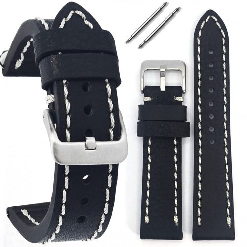  Tekla T-098.01W 20mm Leather Watch Strap