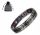  WOMEN'S HEALTH BRACELET MAGNETIC BLACK AND GOLD