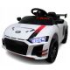  Cabrio A1 White, battery-powered car, rocking function, EXHIBITION REMOTE CONTROL,