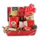  Christmas Basket Red Bow Christmas gift package baskets