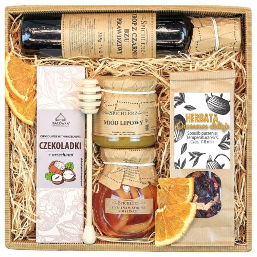  GIFT BASKET BIRTHDAY WOMEN'S DAY ROSE PETALS HONEY HEART NUTS