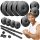  Pretorians adjustable bituminous dumbbells 2x 10 kg