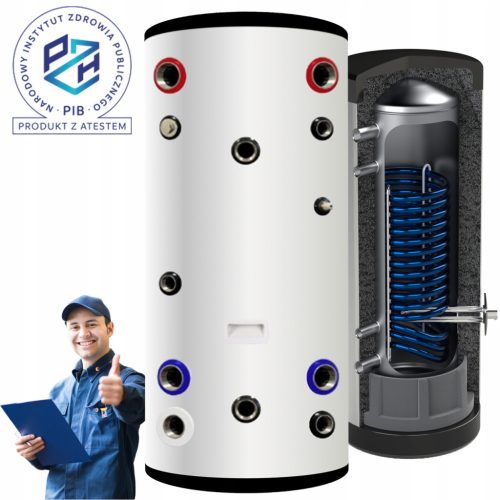  Heat pump boiler with TECH-SYSTEM coil 300 l