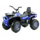  Battery operated quad 4x45 watt EVA leather remote control QUAD-LX-1-BLUE