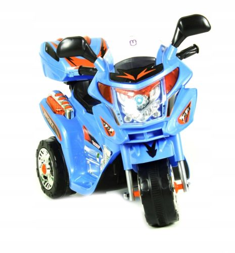  Battery operated motorbike for children LED trunk MOTO-S-2-BLUE