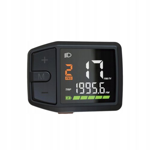  Electric bike LCD display time indicators in mid-drives