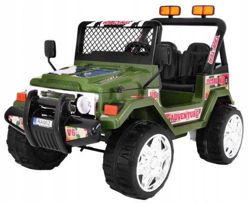  Battery-powered Off-Road Raptor Drifter for Kids Green + Remote Control + Free St