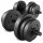  Dumbbells 20kg Adjustable Bituminous Exercise Set for Gym 2x10kg