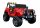  Battery-powered car WXE-1688 4x4 Red STRONG