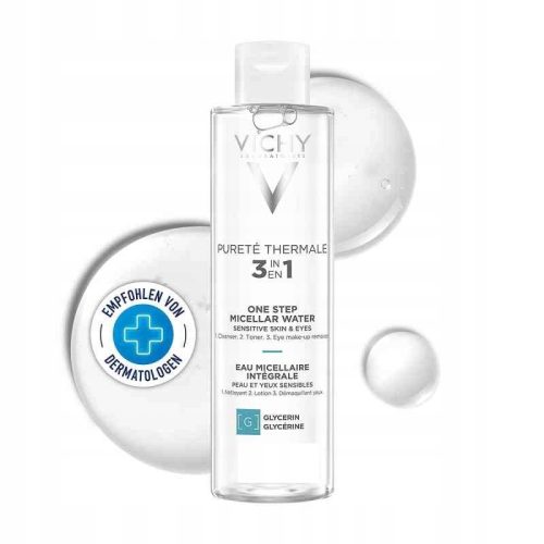 Vichy Purete Thermale Mineral Micellar Water for Sensitive Skin, 400ml