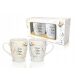  set of 2 NBC barrel mugs I LOVE MY HUSBAND / I LOVE MY WIFE