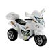  Battery-powered three-wheeled motorbike white BJX-88