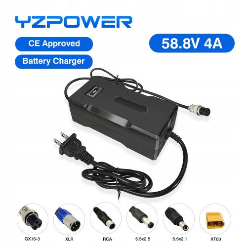  Intelligent Lithium Battery Charger 58.8V 4A