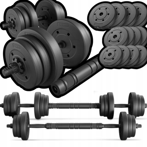  Adjustable bituminous dumbbells barbell 40kg dumbbell set 2x20kg + PLAN!!!