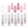  YOSHI HYBRID NAIL POLISH SET COMPLETE COLLECTION DIVORCE PINK WHITE 8 pcs