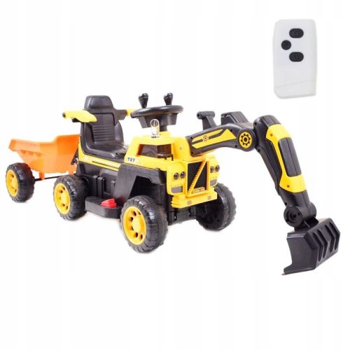  TRACTOR, BATTERY-POWERED EXCAVATOR + TRAILER + REMOTE CONTROL /HRB106