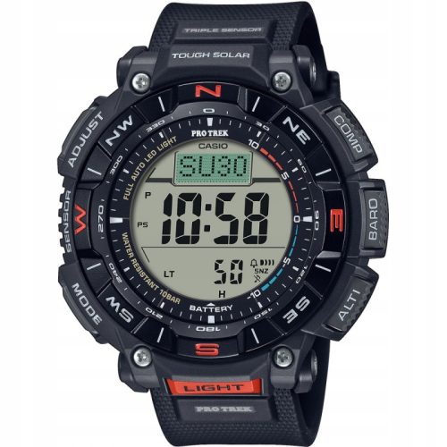 Casio PRG-340-1ER watch, black, strap
