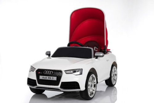  ORIGINAL AUDI RS 5 WITH CANOPY, ROCKING FUNCTION, SOFT SEAT/RS5