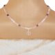  Necklace Crystals Stones Rose Quartz Amethyst Rock Crystal Silver