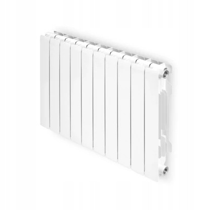  Ferroli 1064 W aluminum radiator white 800 x 580 x 100 mm - side