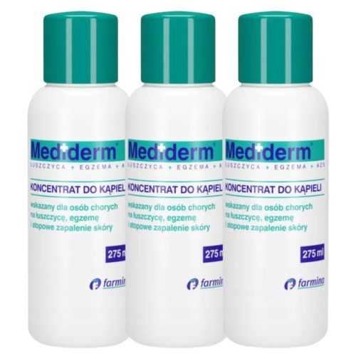 Mediderm Concentrate Bath Soak for Psoriasis, Eczema, and Atopic Dermatitis, 275 ml - 3 Pack