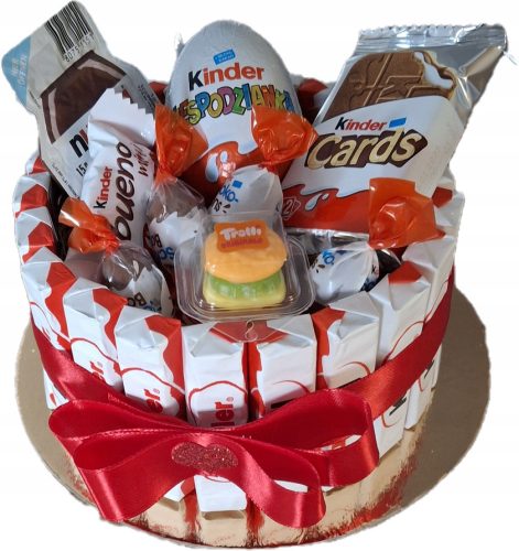  Kinder Cake Sweets Set Gift Birthday Name Day Gift Basket