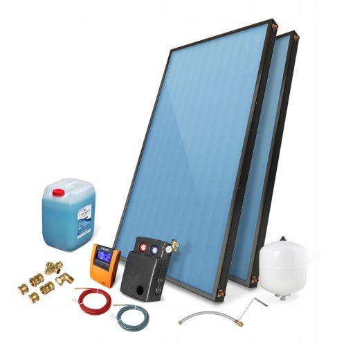  PREMIUM solar set 2 x 2.0 solar collector without tank