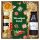  CHRISTMAS GIFT BASKET SET - Chocolate Christmas tree, 2 teas, syrup, honey