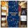  CHRISTMAS GIFT BASKET SET - chocolate heart, 2 teas, syrup