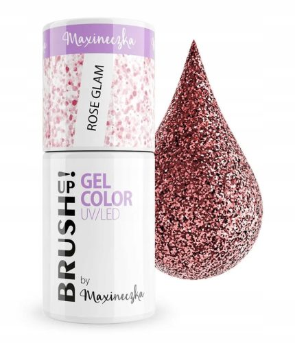  BRUSH UP! by Maxineczka Hybrid nail polish 5g - Rose Glam