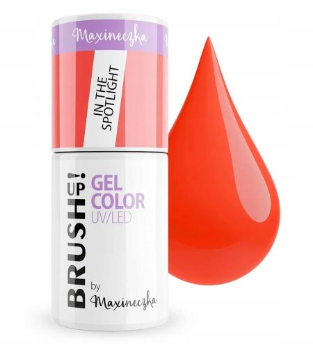  BRUSH UP! COLOR GEL HYBRID NAIL POLISH ORANGE IN THE SPOTLIGHT