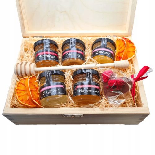  GIFT SET BASKET 5x HONEY CHOCOLATE GIFT