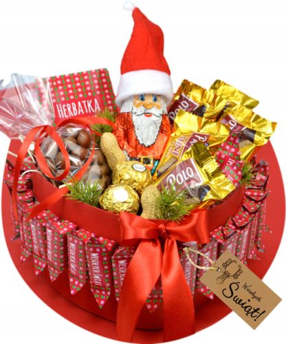  HEART SANTA CLAUS gift basket Christmas set Christmas gift