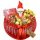  HEART SANTA CLAUS gift basket Christmas set Christmas gift