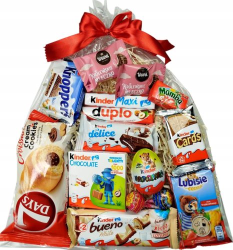  A PACK OF KINDER SWEETS is ready for a CHILD'S GIFT FOR SANTA CLAUS XXL