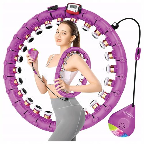  Hula hoop with studs SPMOOVE 120 cm purple